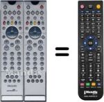 Replacement remote control Philips 28PW9525 / 12L