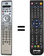 Replacement remote control RC433701B