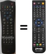 Replacement remote control Philips SBC-RP520