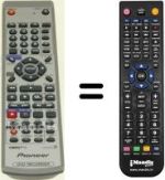 Replacement remote control Pioneer VXX2929