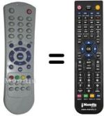 Replacement remote control Medion MD5512S
