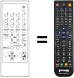Replacement remote control Daewoo DMQ1417