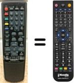 Replacement remote control RCR-35F19
