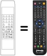 Replacement remote control RC144A