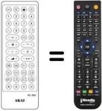 Replacement remote control Akai CT2160
