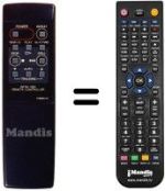 Replacement remote control RC60