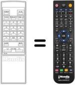 Replacement remote control RC66