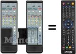 Replacement remote control RC-832 (I)