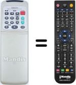 Replacement remote control RC-846