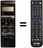 Replacement remote control RC-B
