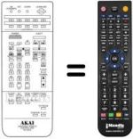 Replacement remote control RC-V67A