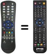 Replacement remote control Telesystem PALCO19 / L02