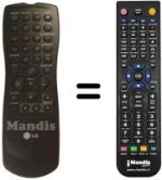 Replacement remote control RC1123334 / 00