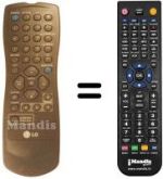 Replacement remote control RC1123402 / 00