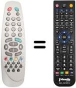Replacement remote control Medion 1540