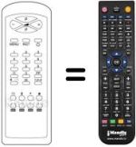 Replacement remote control RC21191