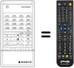 Replacement remote control Hitachi RC243