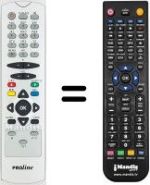 Replacement remote control Proline DFV16S