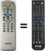 Replacement remote control Philips DSR2210-03