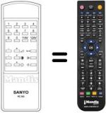 Replacement remote control Hitachi RC302