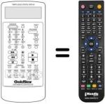 Replacement remote control RC400P