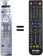Replacement remote control Philips RC4303 / 01