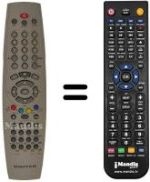 Replacement remote control United TVD4042