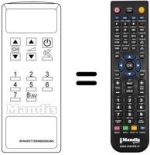 Replacement remote control Toshiba RC51KAMOSONIC