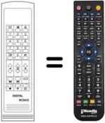 Replacement remote control Toshiba RC5410