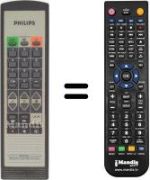 Replacement remote control RC5410