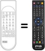 Replacement remote control RC544