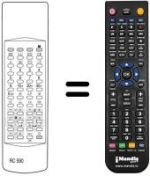 Replacement remote control RC590