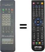 Replacement remote control Philips RC5905