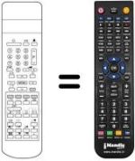 Replacement remote control RC8077VE
