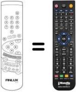 Replacement remote control RCF701