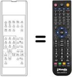 Replacement remote control RC-OSD