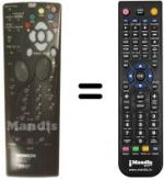 Replacement remote control Thomson DTH3300