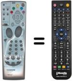 Replacement remote control Thomson DTH5400