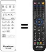 Replacement remote control RCT80B