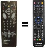 Replacement remote control Thomson DTH4500