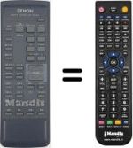 Replacement remote control RC-129A