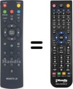 Replacement remote control Imperial IM2251
