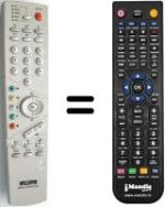 Replacement remote control Metz SPECTRAL 55TG68