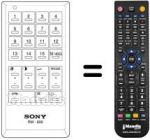 Replacement remote control Sony KV-1614