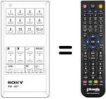 Replacement remote control Panasonic RM607