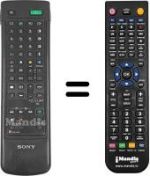 Replacement remote control RM838