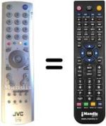 Replacement remote control RM-C1890S