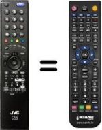 Replacement remote control JVC LT-32DR9BJ