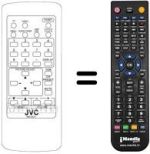 Replacement remote control JVC C14Z