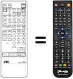 Replacement remote control JVC RM-C707
